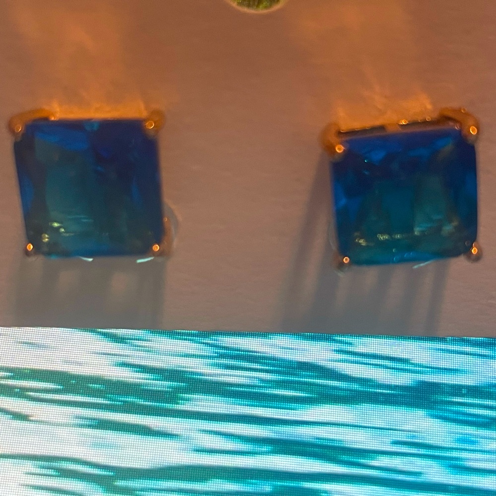 Earrings for a beautiful match of any type of blue dress